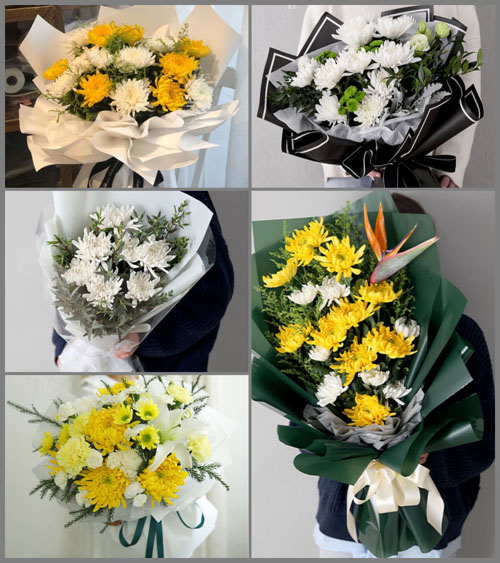 黑龙江哈尔滨松北区乐业镇白事花束代送